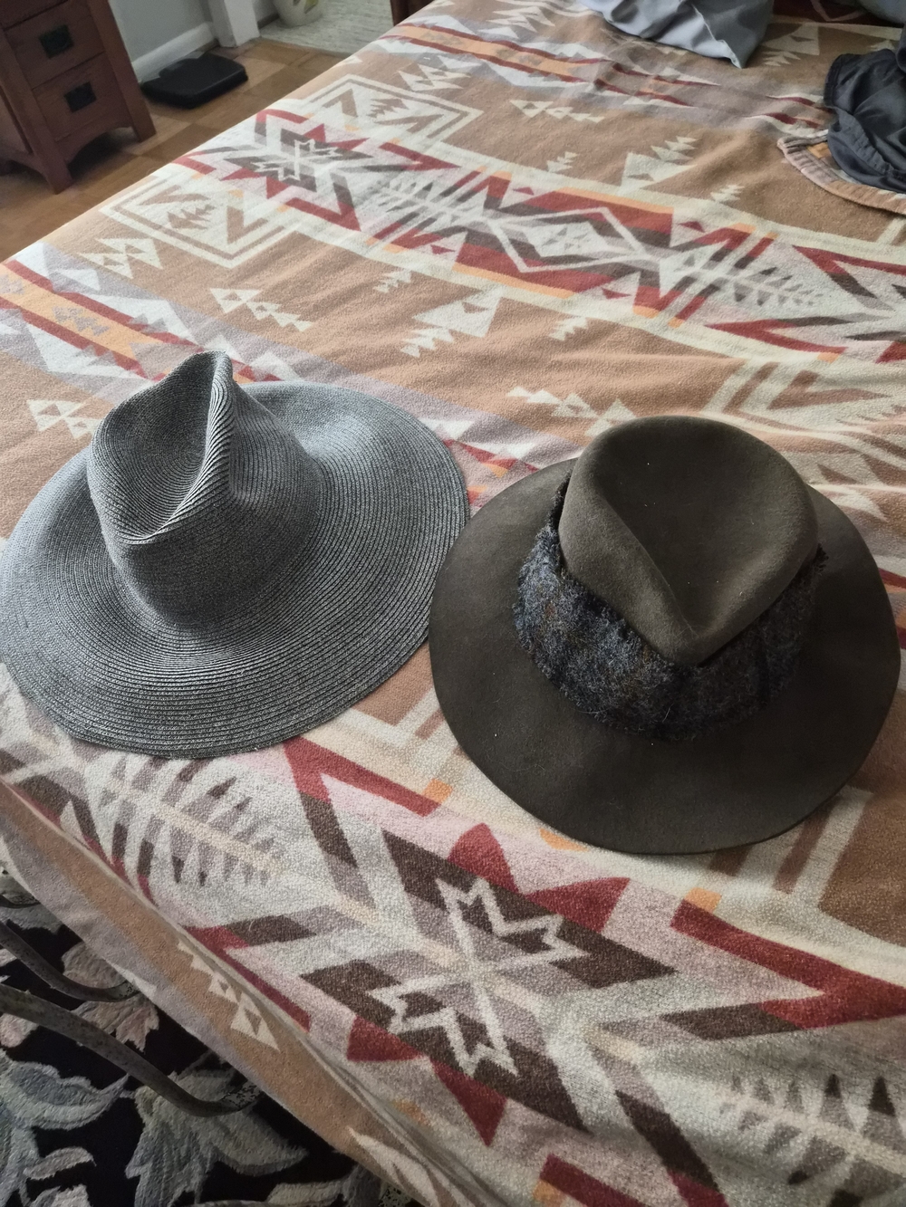2-Piece Designer Hat Bundle: Albertus Swanepoel NY Fedoras